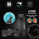 DURATECH 20PCE 1/2" DRIVE SAE SET