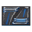 EVOLUTION 30 PIECE SINGLE WAY GEAR SPANNERS EVA TRAY