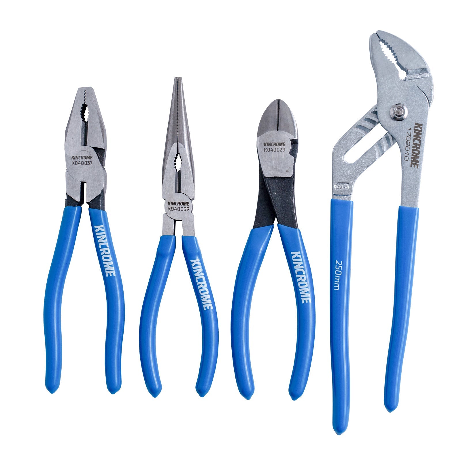 KINCROME4PC VINYL PLIER & M'GRIP SET