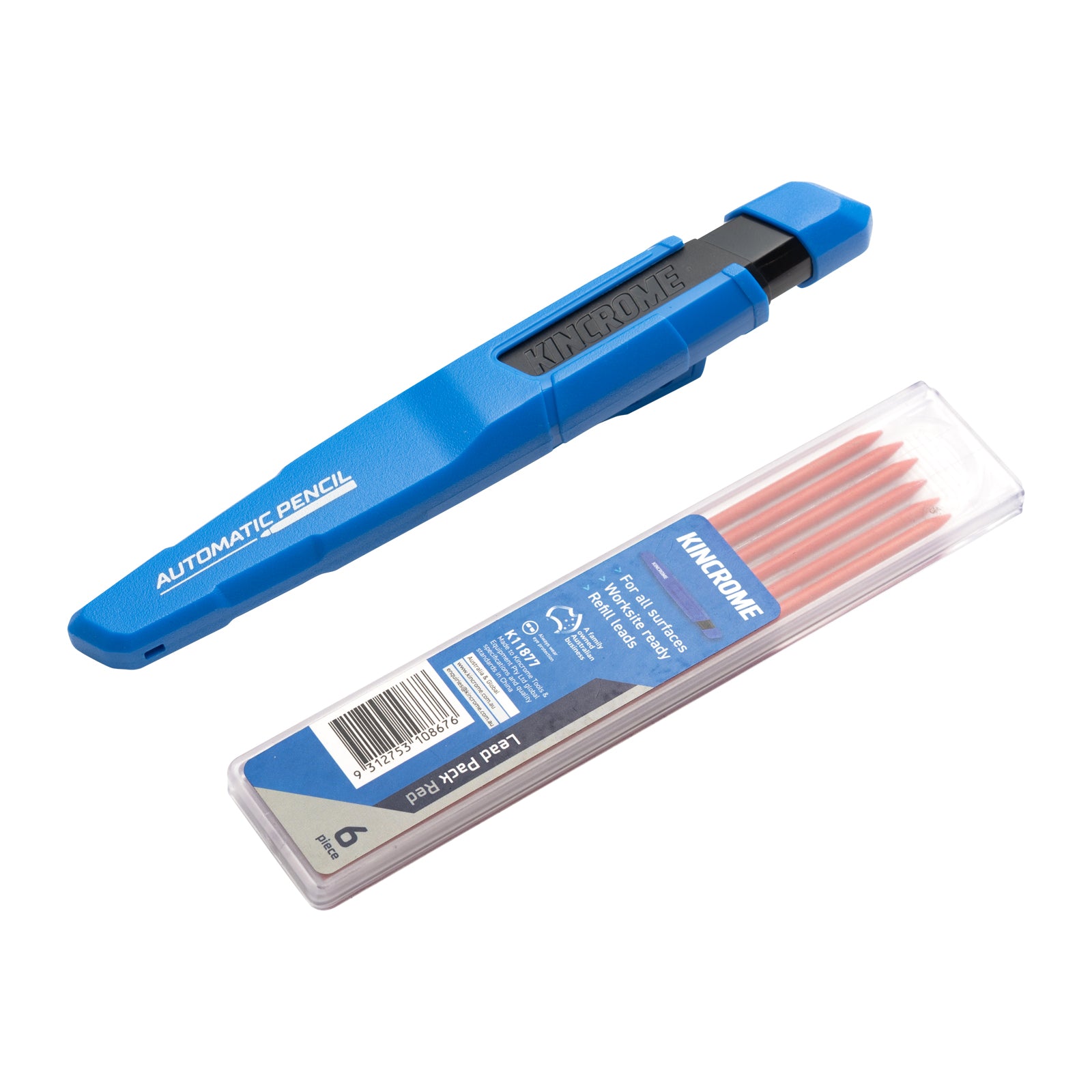 KINCROMEAUTO MECH PENCIL & RED REFILL