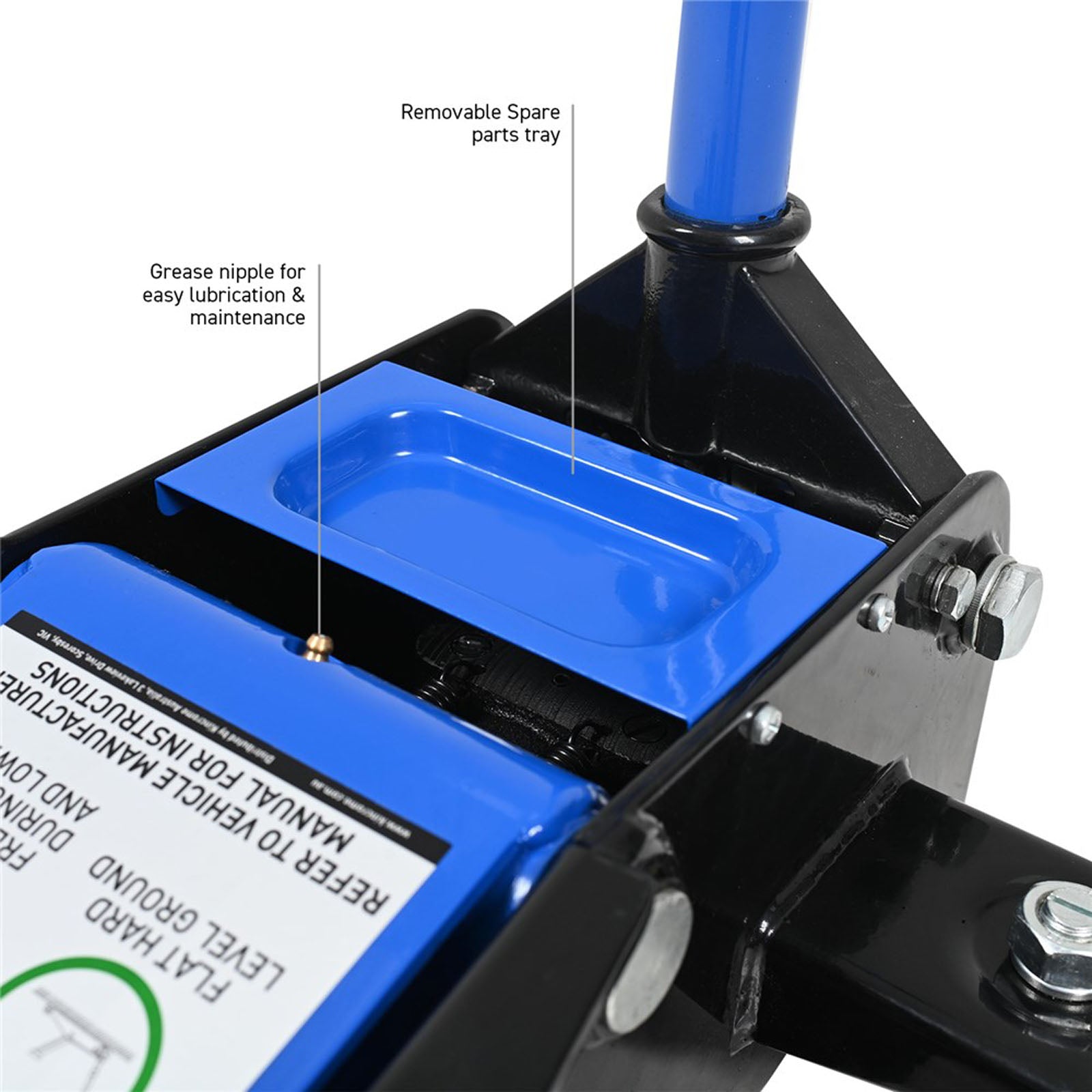 HYDRAULIC GARAGE JACK - RAPID LIFT 2,800KG