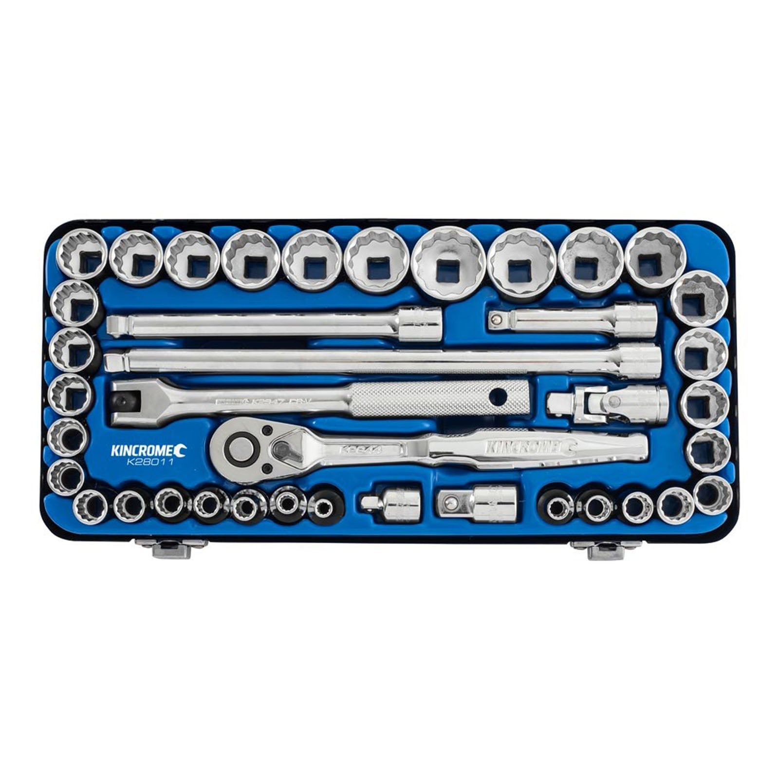 KINCROMESKT SET 39P 3/8DR MET/IMP