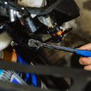 KINCROME QUICK RELEASE 1/4" DR EXTRA LONG GRIP RATCHET 120T