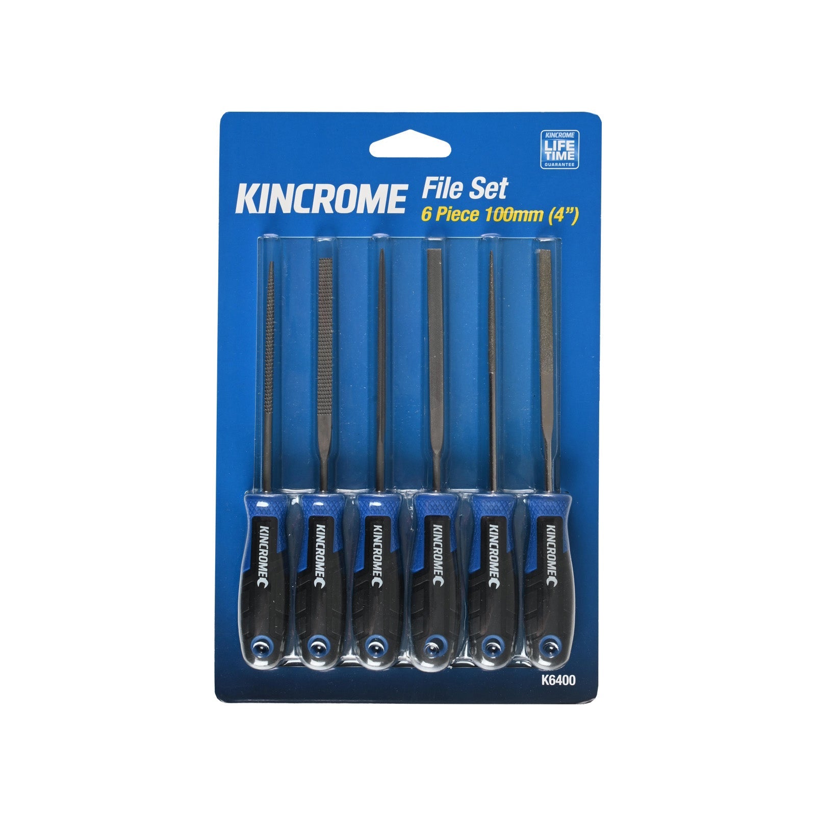 KINCROMEMINI FILE SET 100MM 6 PIECE