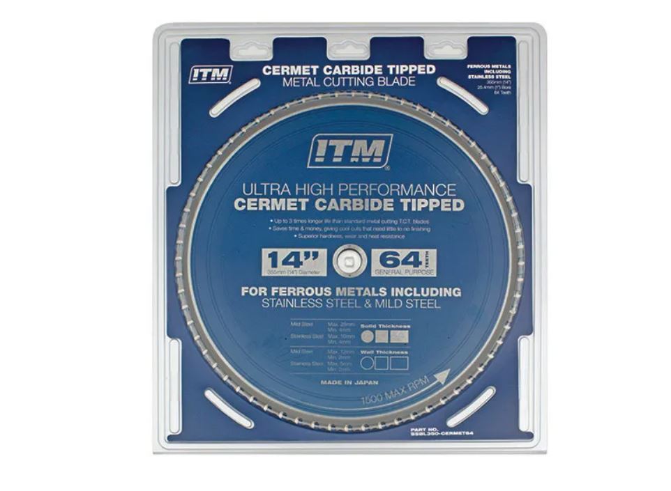 ITM 350MM CERMET CARBIDE METAL CUTTING BLADE, 64T