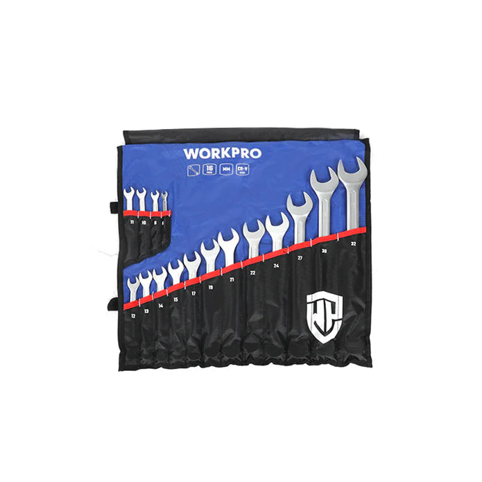 WORKPRO 16PCÂ COMBINATIONÂ WRENCHÂ SET