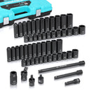 DURATECH 55-Piece 1/2" Impact Socket Set
