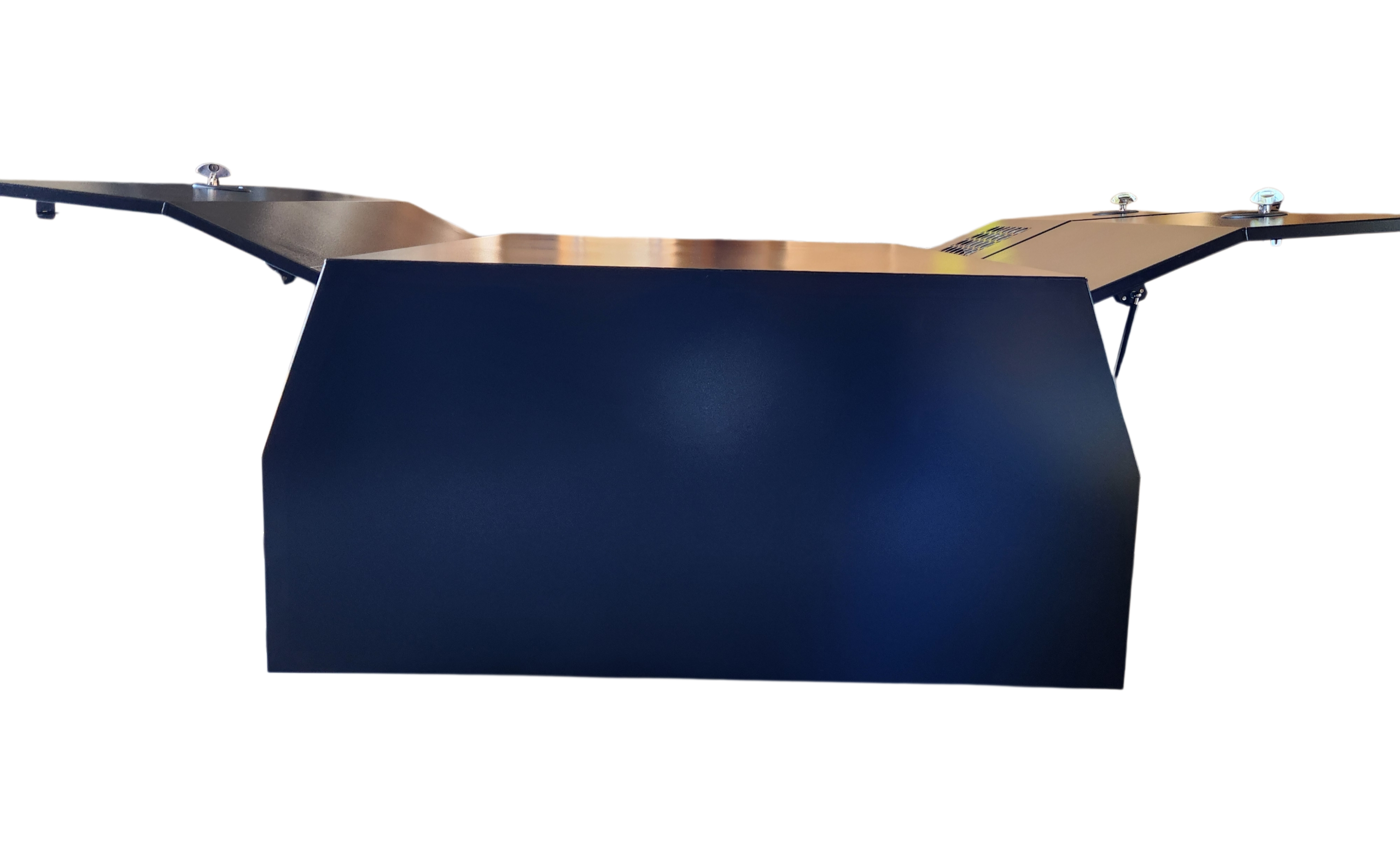 STAFFORD INDUSTRIAL CANOPY WITH 1/4 DOGBOX 3 DOOR BLACK 1800 x 1780 x 860MM 3MM