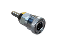 STAFFORD INDUSTRIAL 1 TOUCH 1/4" NITTO COUPLER WITH HOSE BARB