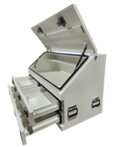 STAFFORD INDUSTRIAL 4 DRAWER 1300MM ANGLED WHITE TOOL BOX