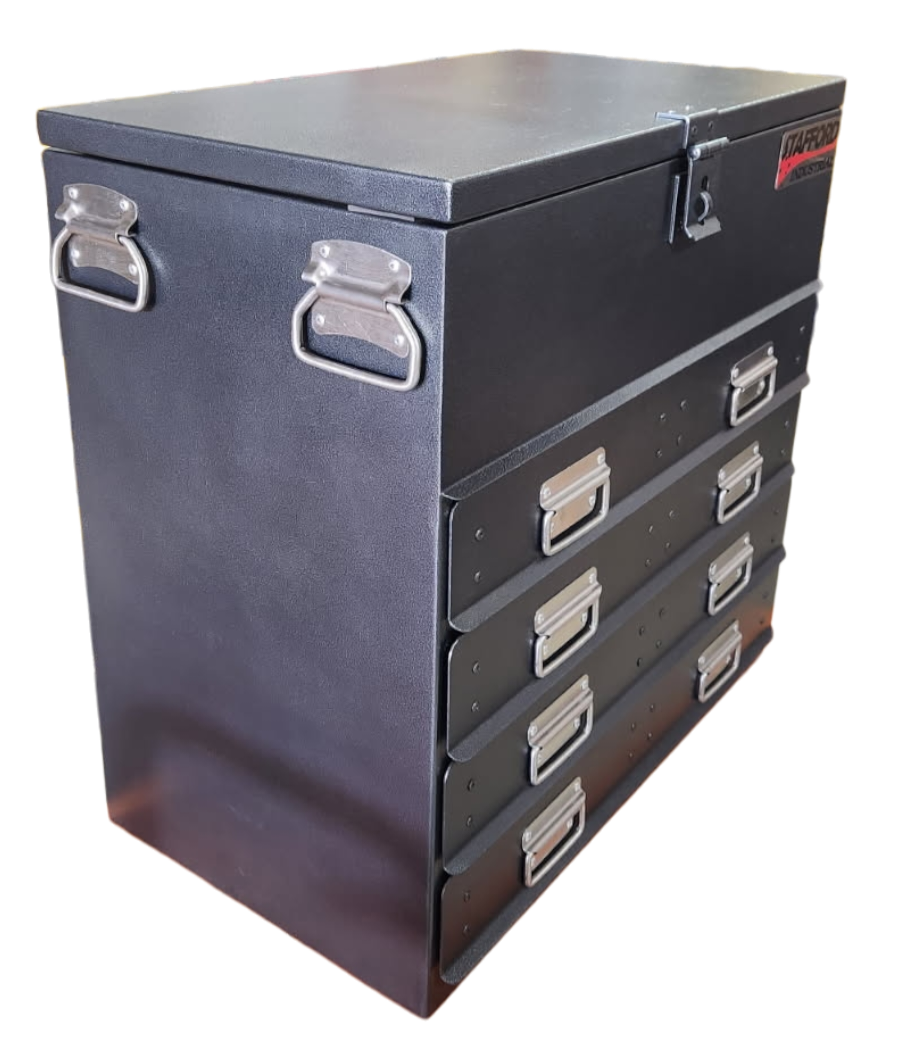 STAFFORD INDUSTRIAL TC700 SERIES 4 DRAWER BLACK TOOLBOX