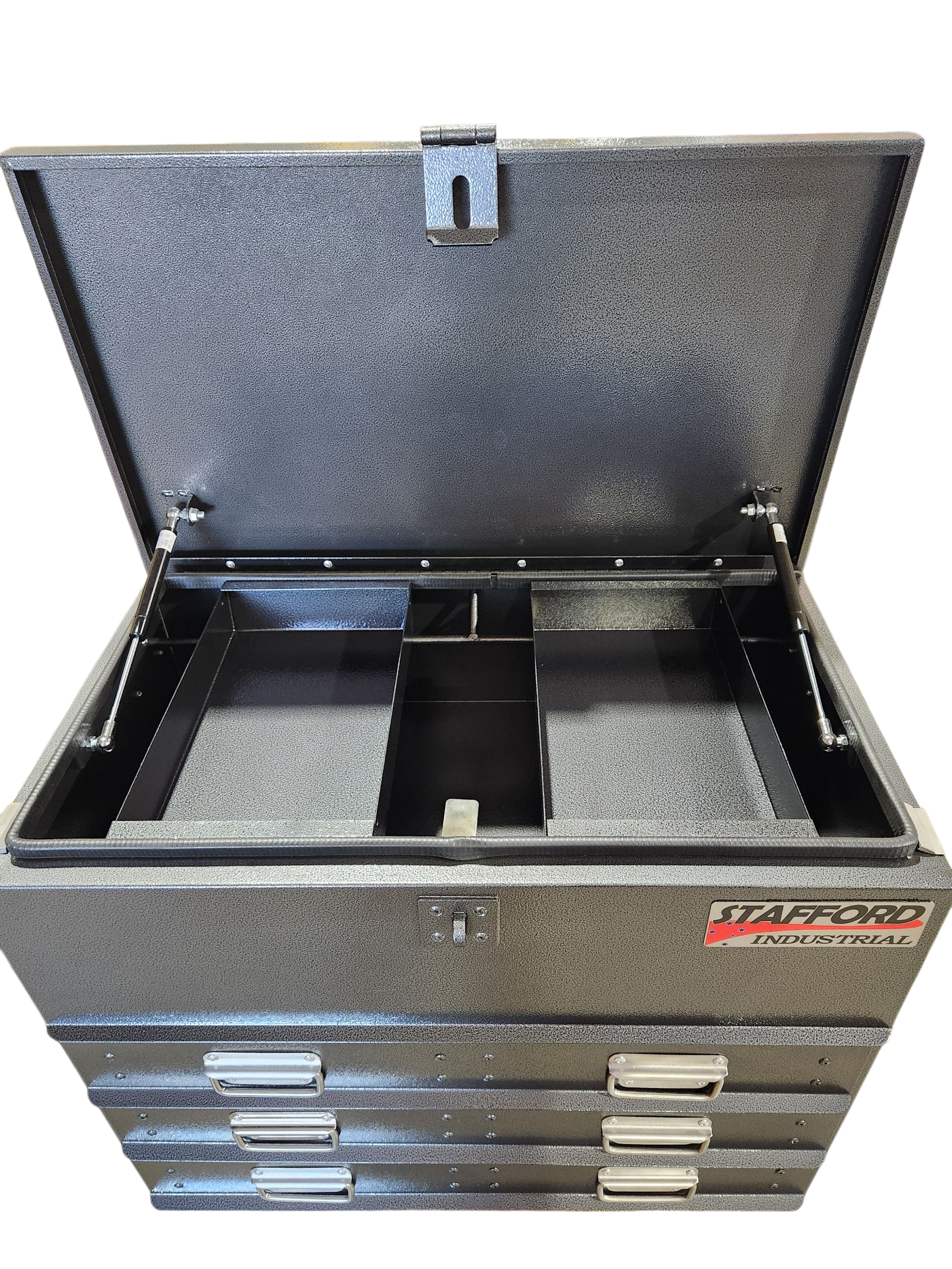 STAFFORD INDUSTRIAL TC700 SERIES 3 DRAWER BLACK TOOLBOX