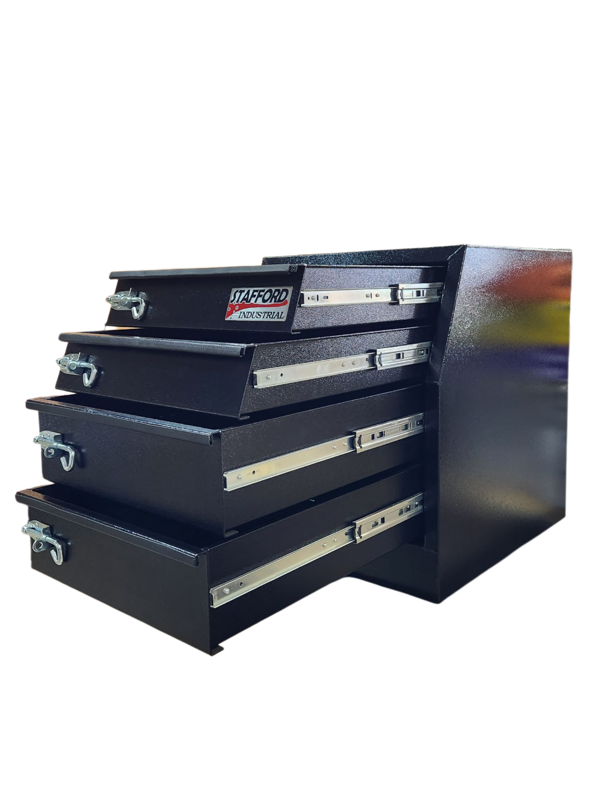 STAFFORD INDUSTRIALALUMINIUM DRAWER SYSTEM L500 X D580 X  H625MM BLACK