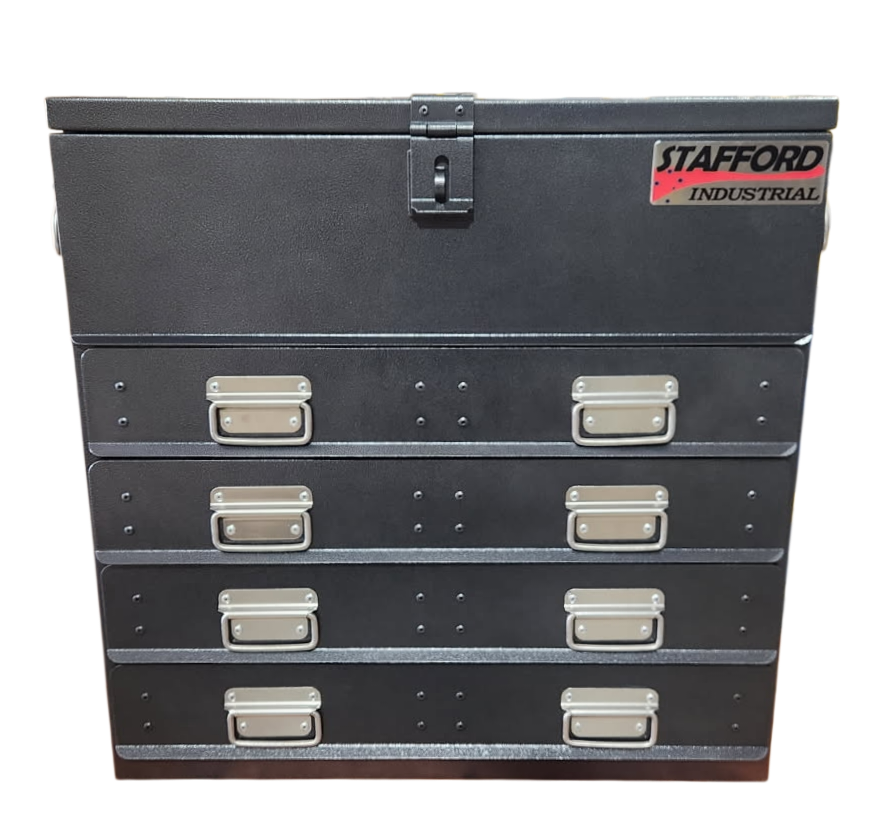 STAFFORD INDUSTRIAL TC700 SERIES 4 DRAWER BLACK TOOLBOX