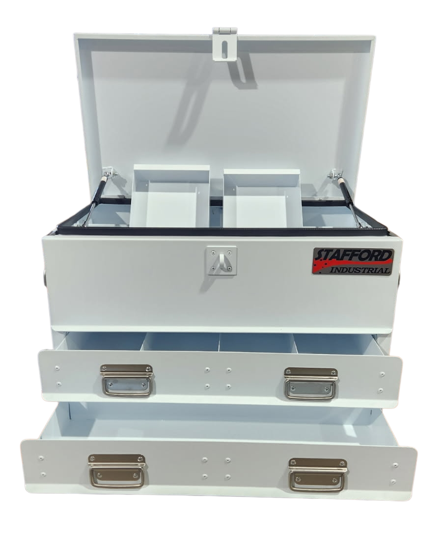 STAFFORD INDUSTRIAL TC700 SERIES 2 DR WHITE TOOL BOX