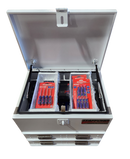 WORKPRO 290PCE TOOLKIT WITH 550MM 2DR WHITE TOOL BOX