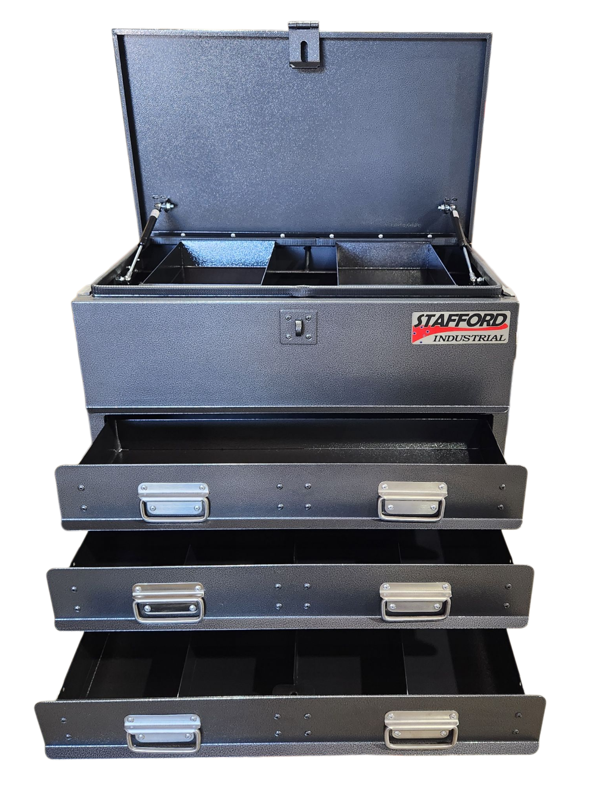 STAFFORD INDUSTRIAL TC700 SERIES 3 DRAWER BLACK TOOLBOX