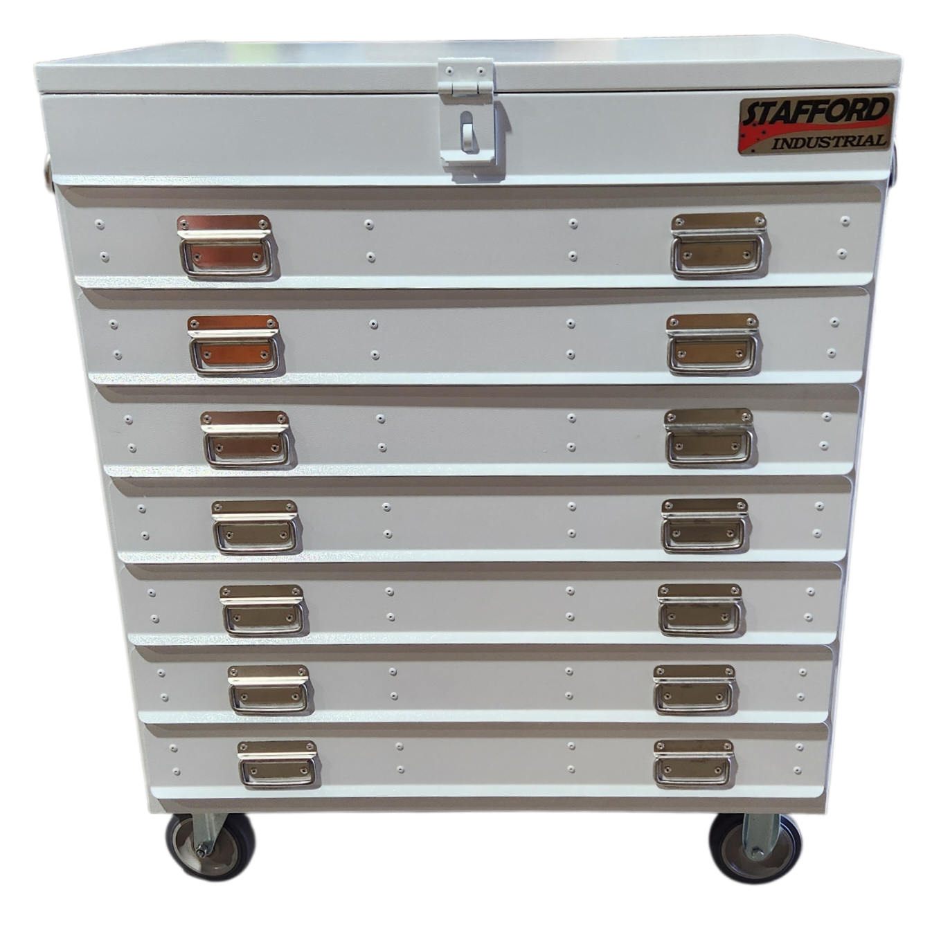 STAFFORD INDUSTRIAL WORKPRO ROLLER CABINET 300PCE TOOLKIT WHITE
