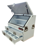 STAFFORD TC700 SERIES 2 DR WHITE TOOL BOX ANGLED