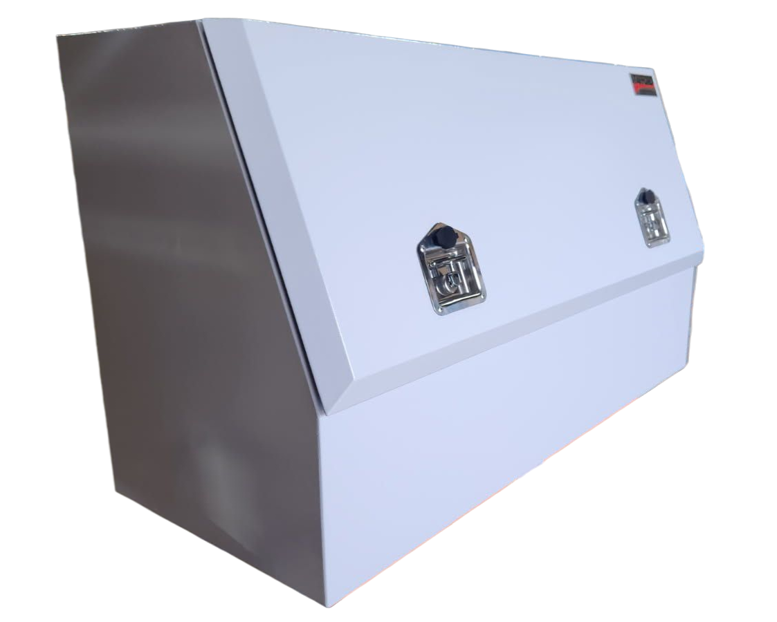 STAFFORD INDUSTRIAL 1210MM HALF DOOR ANGLED WHITE TOOL BOX