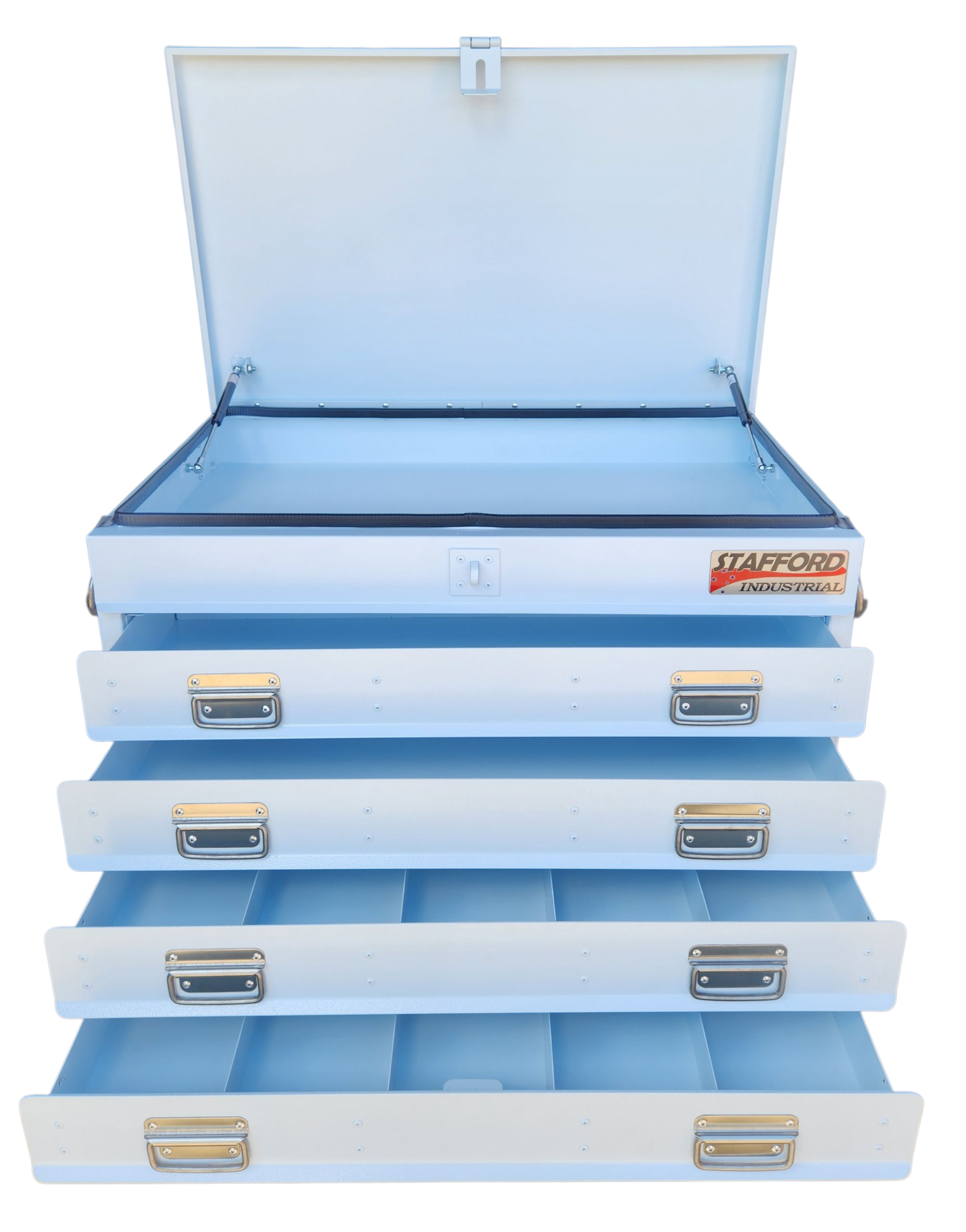 STAFFORD INDUSTRIAL TC880 SERIES 4 DRAWER TRUCK BOX WHITE