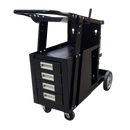 STAFFORD WELDING TROLLEY WITH DRAWS 71X42X66X85CM