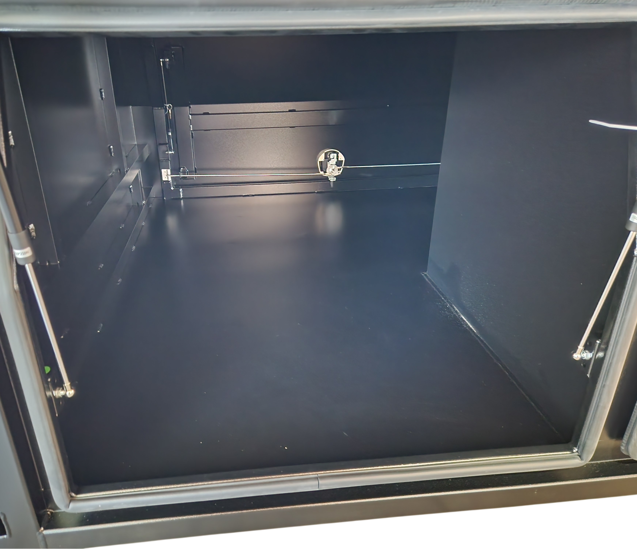 STAFFORD INDUSTRIAL CANOPY WITH 1/4 DOGBOX 3 DOOR BLACK 1800 x 1780 x 860MM 3MM