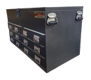 STAFFORD INDUSTRIAL BLACK 1100MM 6 DRAWER UTE BOX