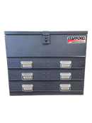 STAFFORD INDUSTRIAL TC700 SERIES 3 DRAWER BLACK TOOLBOX