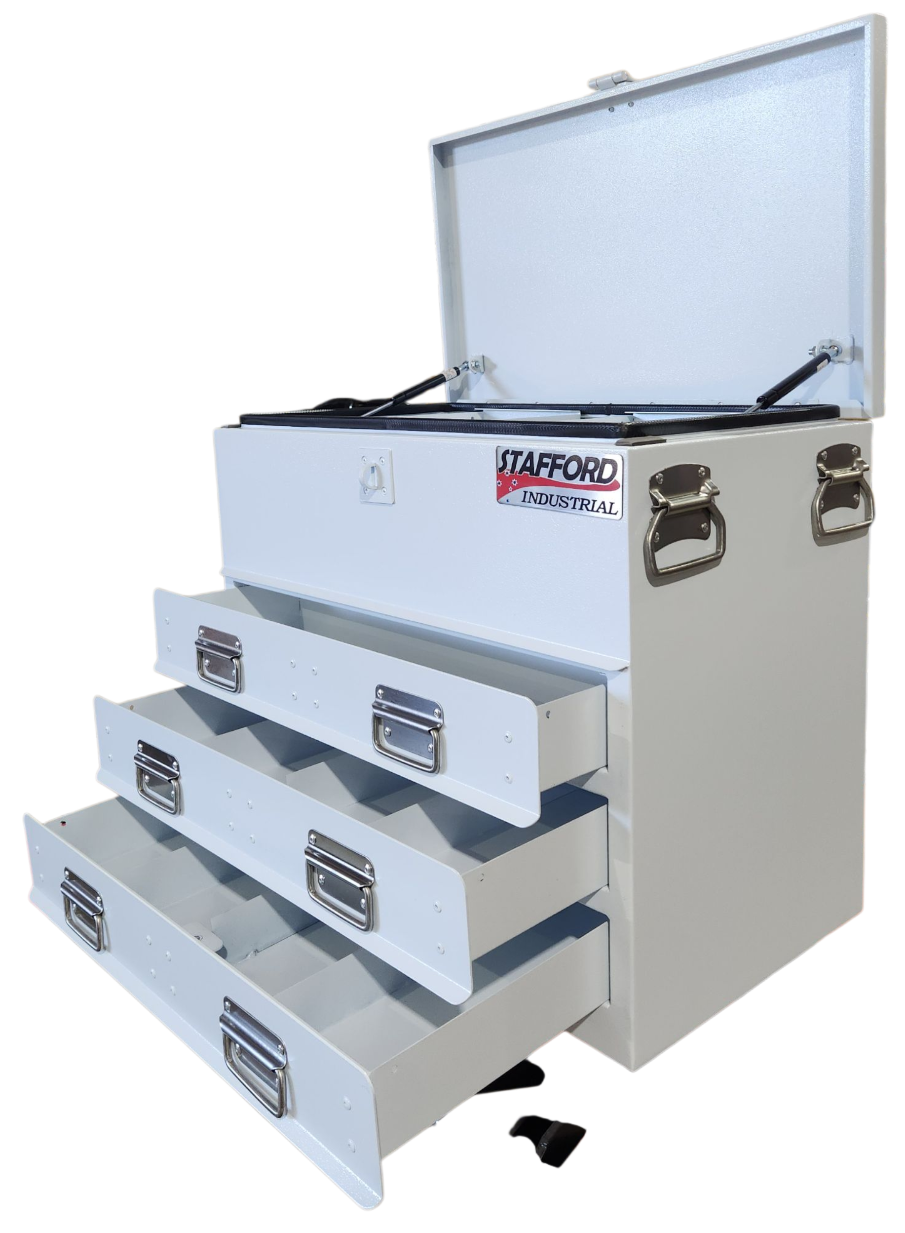 STAFFORD INDUSTRIAL TC700 SERIES 3 DRAWER WHITE TOOLBOX