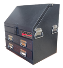 STAFFORD INDUSTRIAL TC550 SERIES UTE BOX 2 DR BLACK UTE BOX ANGLED