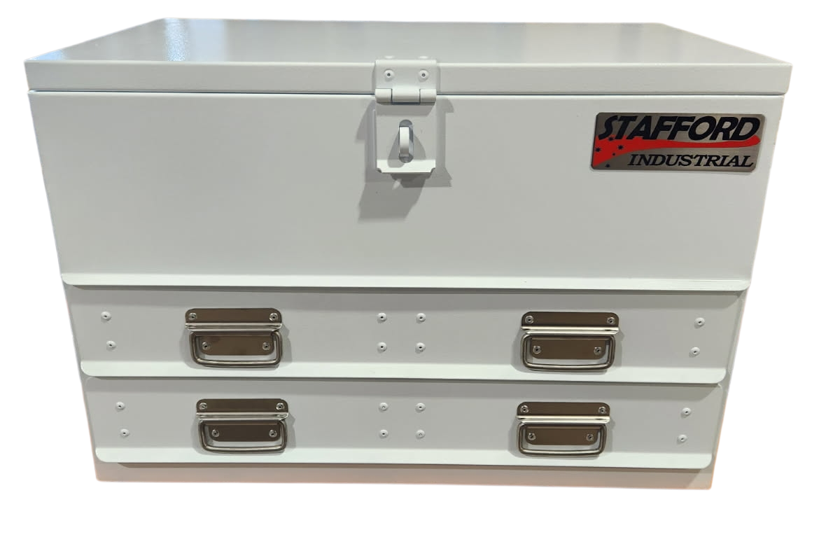 STAFFORD TC700 SERIES 2 DR WHITE TOOL BOX