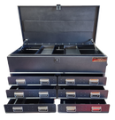 STAFFORD INDUSTRIAL BLACK 1100MM 6 DRAWER UTE BOX