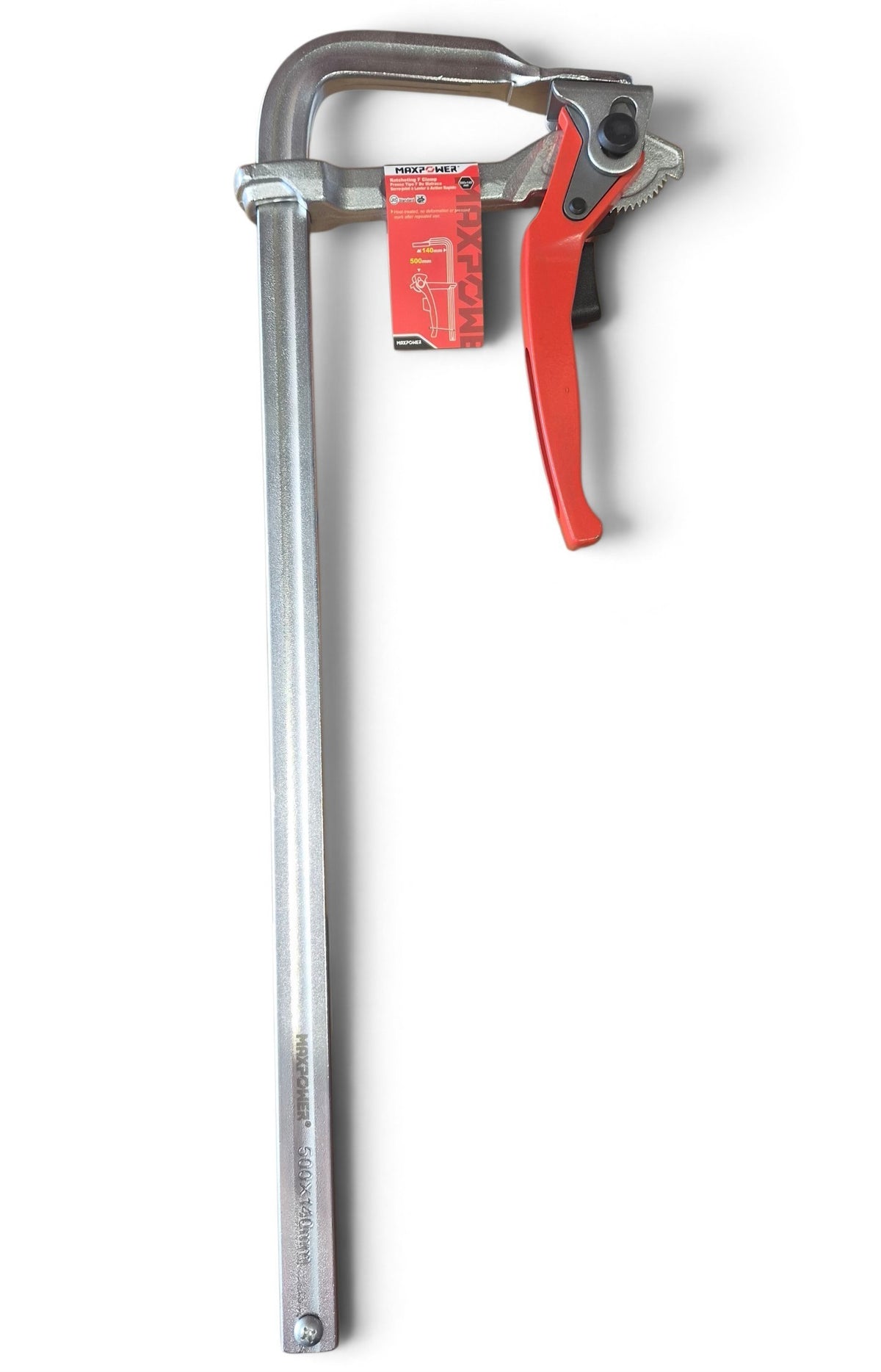 MAXPOWER RATCHET F-CLAMP 140 x 500