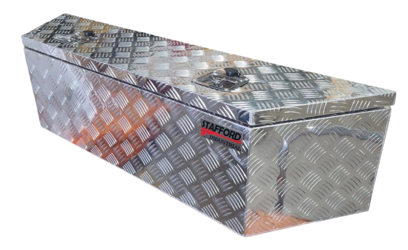 ALUMINUM DRAW BAR BOX CHECKER PLATE