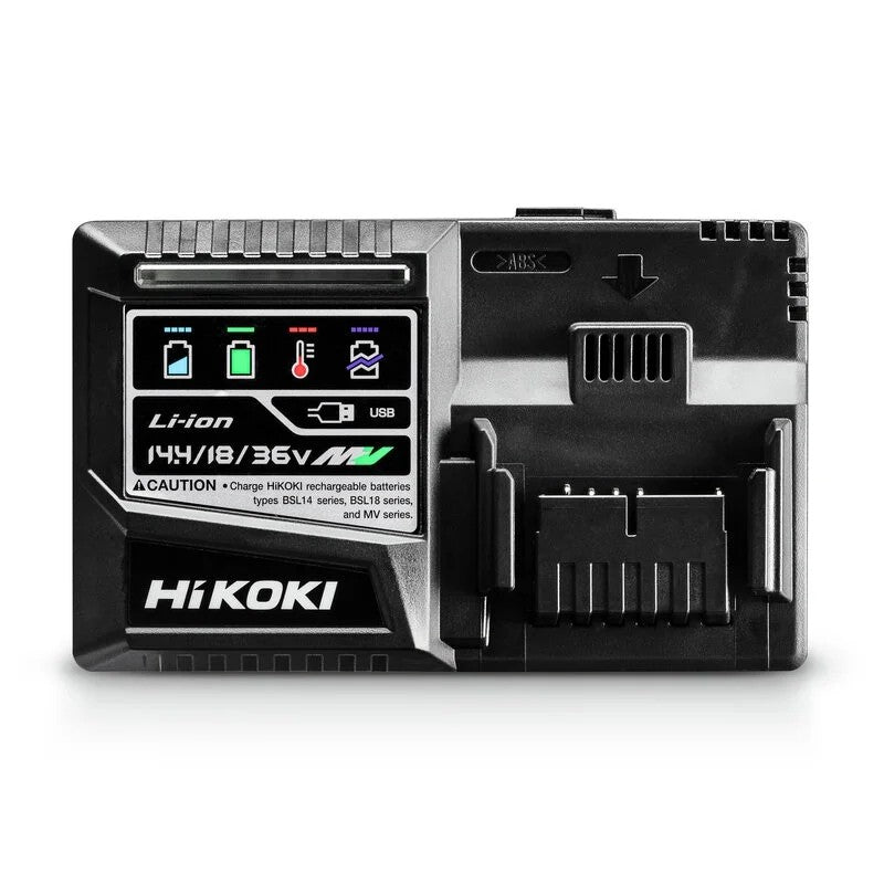 14.4 - 18V LI-ION RAPID COOLING CHARGER WITH USB PORT