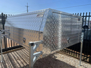 STAFFORD INDUSTRIAL CANOPY 2400X860X1780 CHECKER PLATE 3MM 3 DOORS