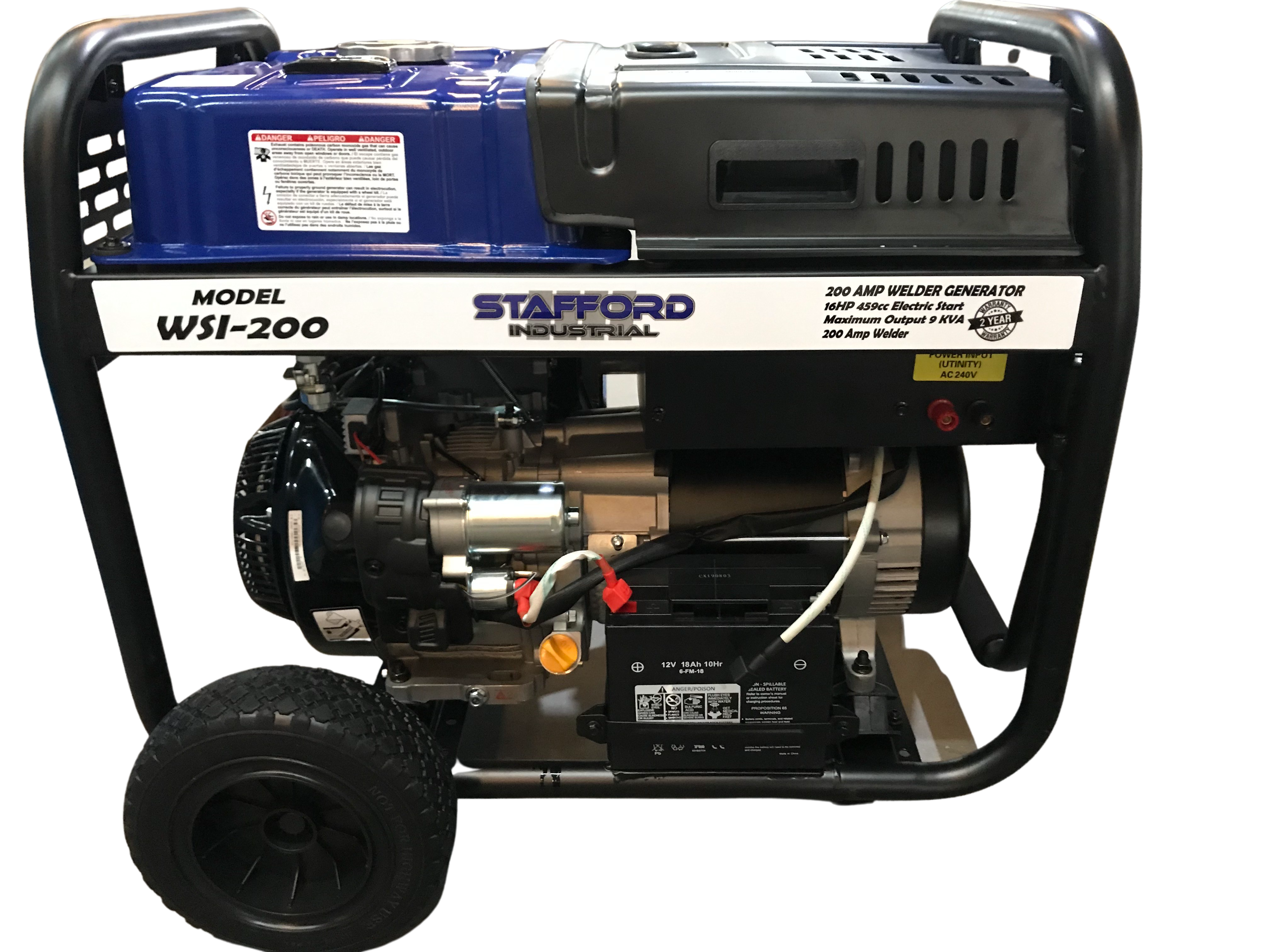 STAFFORD WELDER 200AMP WELDER GENERATOR (BONUS ADF300S HELMET AND HDLEADS6X4)