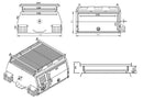 STAFFORD INDUSTRIAL MAXI CANOPY 1800X860X1780 WHITE  3MM