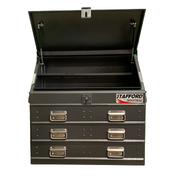 STAFFORD INDUSTRIAL TC700 SERIES 3 DRAWER ANGLE BLACK  TOOL BOX
