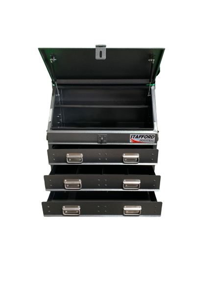 STAFFORD INDUSTRIAL TC700 SERIES 3 DRAWER ANGLE BLACK  TOOL BOX